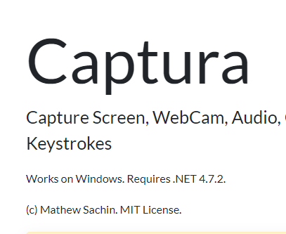 Captura 卡普图拉 最好用的屏幕录制软件-免费-开源
